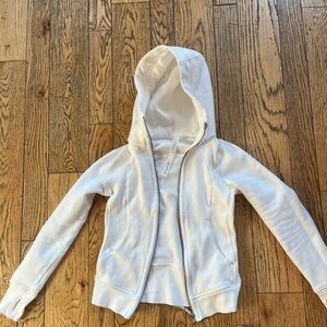 Lululemon Scuba full zip white